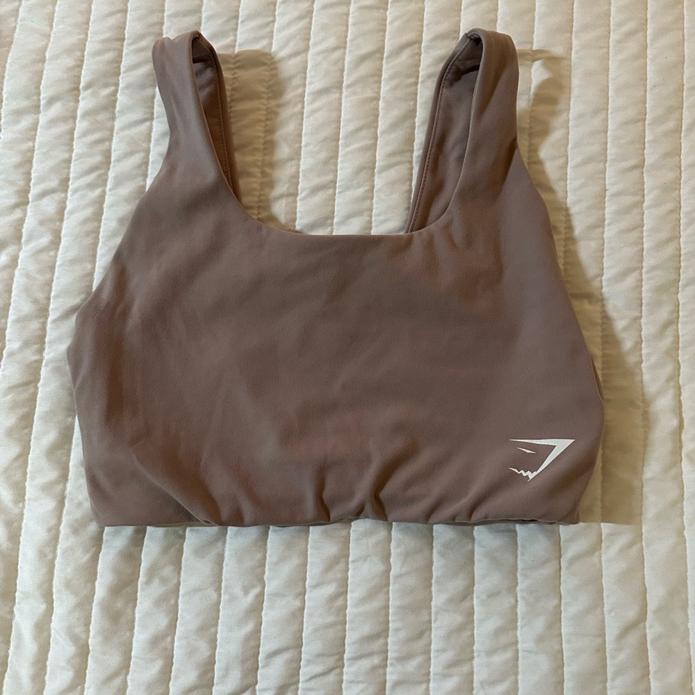Pink Gym Shark Sports Bra